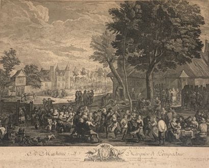Ecole française 

Gravure fêtes flamandes

Dim....