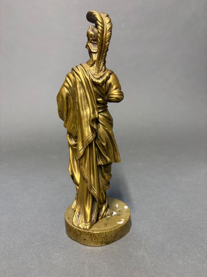 Groupe en bronze représentant la déesse Athéna...