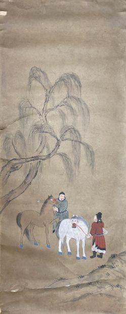 Chine, début du XXe siècle.
Douze encres...