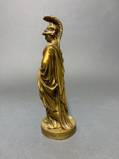 Groupe en bronze représentant la déesse Athéna...
