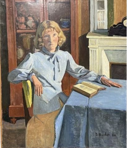 Boris BUCHET (1917-1999).
Portrait de femme...