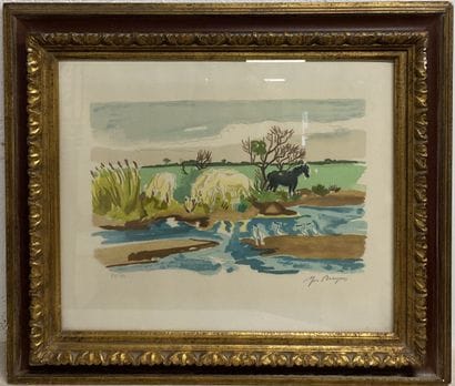 Yves BRAYER (1907-1990), d'après. 
Paysage...
