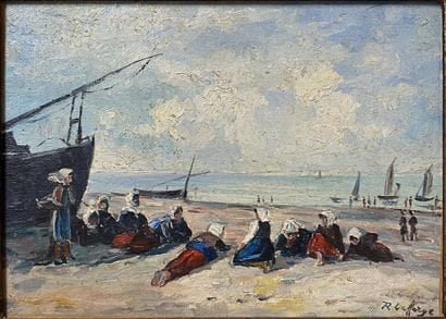 R. LAFFARGE (école bretonne du XIXe-XXe siècle)....