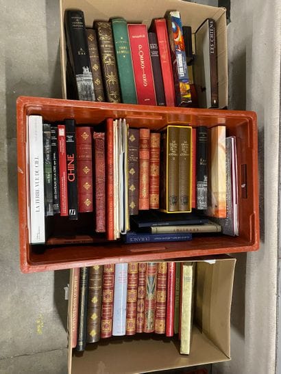 Ensemble de livres dont livres d'art, livres...