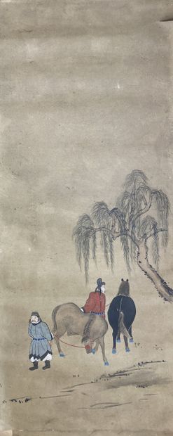 Chine, début du XXe siècle.
Douze encres...