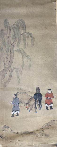 Chine, début du XXe siècle.
Douze encres...