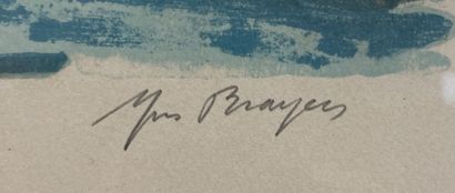 Yves BRAYER (1907-1990), d'après. 
Paysage...