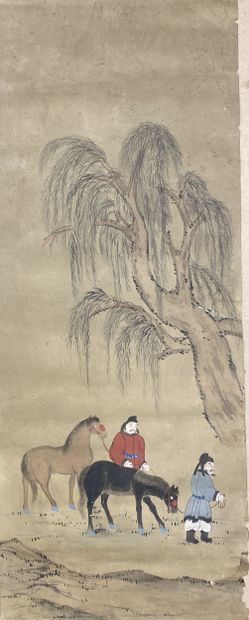 Chine, début du XXe siècle.
Douze encres...