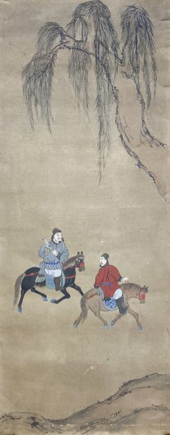 Chine, début du XXe siècle.
Douze encres...