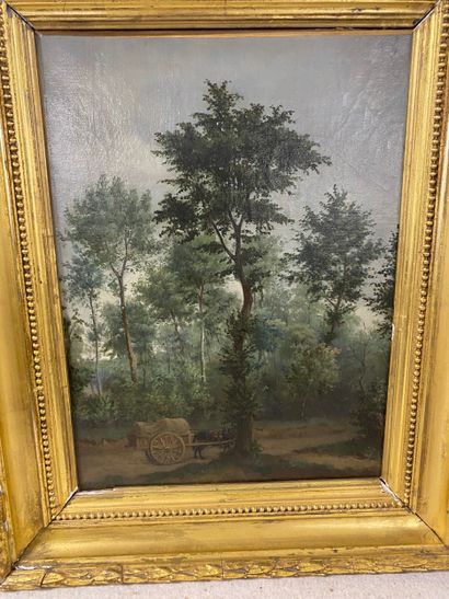 Deux tableaux scènes rurales animées.
Une...