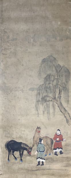 Chine, début du XXe siècle.
Douze encres...