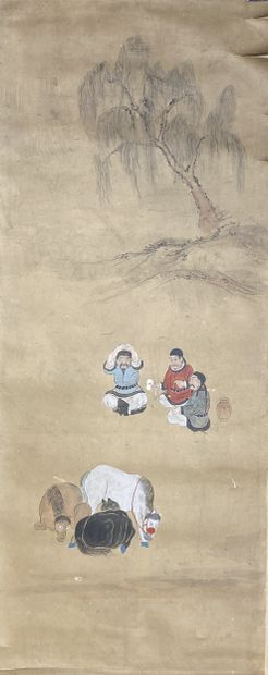 Chine, début du XXe siècle.
Douze encres...