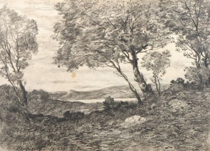 Henri HARPIGNIES (Valenciennes 1819 - Saint-Privé...