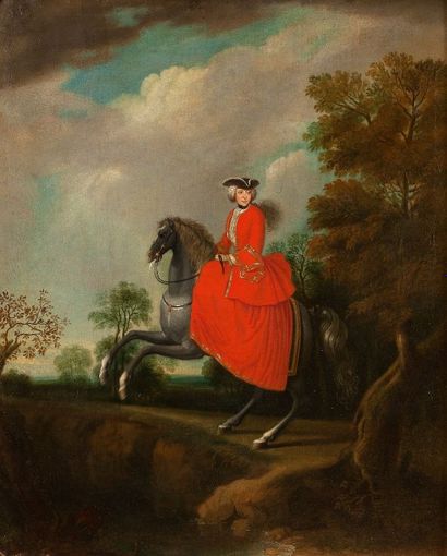 ECOLE FRANÇAISE, vers 1760

La Duchesse de...