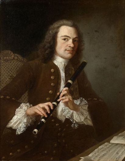 Attribué à Philippe MERCIER (1689 - 1760)
Joueur...