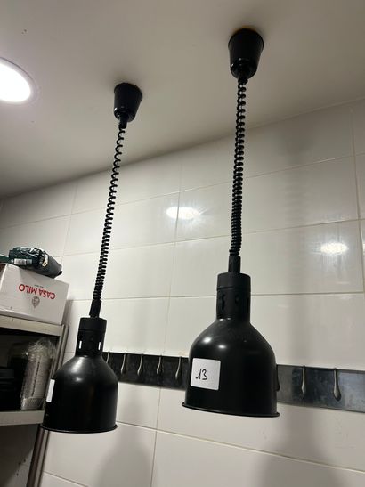 1 four micro-ondes MOULINEX et 2 lampes chauffantes...
