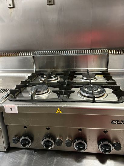 1 plaque de cuisson 4 feux gaz MBM 

**Le...