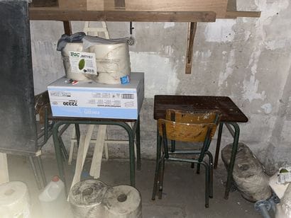 Stock de papier toilettes, papiers essuie-mains...