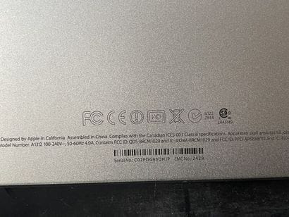 APPLE
Ordinateur iMac modèle A1312, n° de...