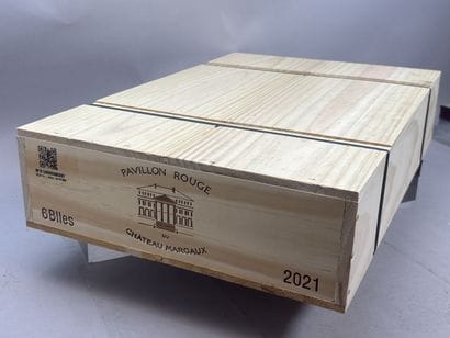 6 Bouteilles, PAVILLON ROUGE 2021 - 2nd vin...