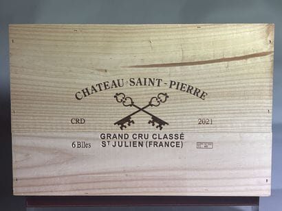 6 Bouteilles, Château SAINT PIERRE 2021 -...