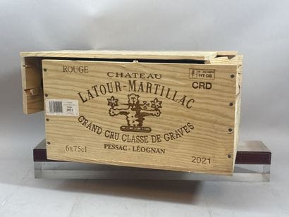 6 Bouteilles, Château LATOUR MARTILLAC 2021...