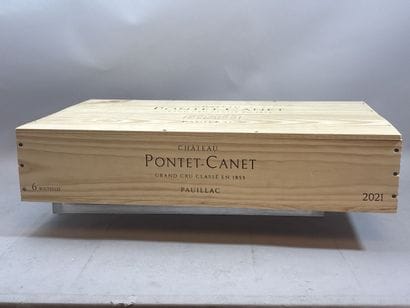 6 Bottles, Château PONTET CANET 2021 - 5th...