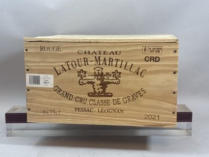6 Bouteilles, Château LATOUR MARTILLAC 2021...