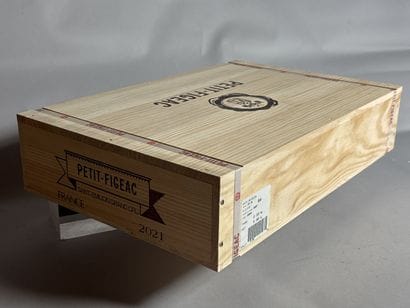 6 bottles, Château PETIT FIGEAC 2021—second...