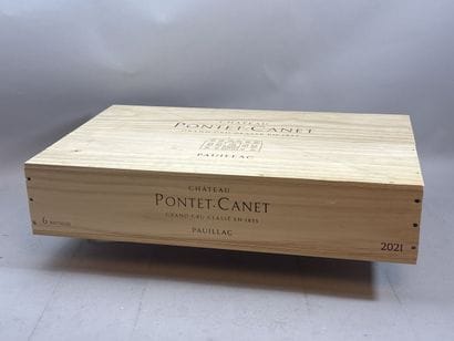 6 Bottles, Château PONTET CANET 2021 - 5th...