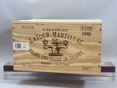 6 Bouteilles, Château LATOUR MARTILLAC 2021...