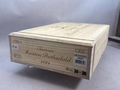 6 Bouteilles, Château MOUTON ROTHSCHILD 2021...