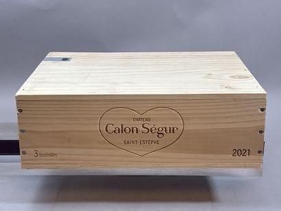 3 Bottles, Château CALON SEGUR 2021 - 3rd...