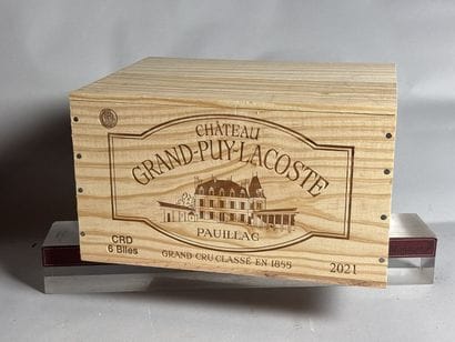 6 Bottles, Château GRAND PUY LACOSTE 2021...