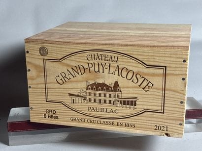 6 Bottles, Château GRAND PUY LACOSTE 2021...