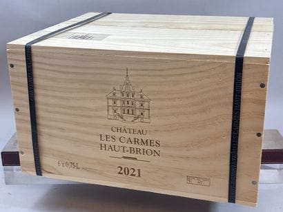 6 Bottles, Les CARMES de HAUT BRION 2021...