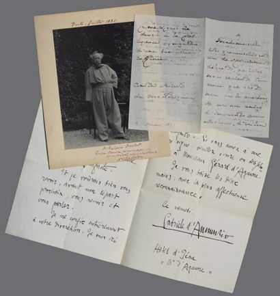 MONTESQUIOU-FEZENSAC (Comte Robert de)
Lettre...