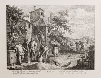 ALBUM de gravures en noir de Francesco BARTOLOZZI...