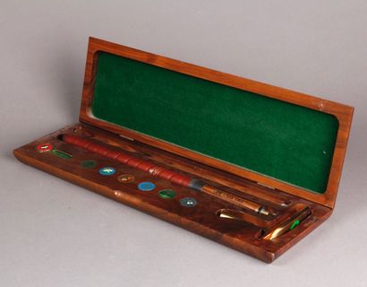 Dans un coffret en bois, PUTTER démontable...