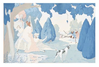 Fabius LORENZI (1880-1969)

Scènes galantes
Deux...
