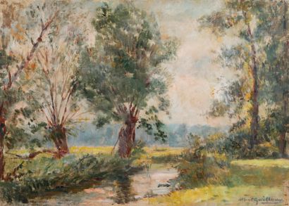 Albert GUILLOUX (1871-1852)

Saules en bord...