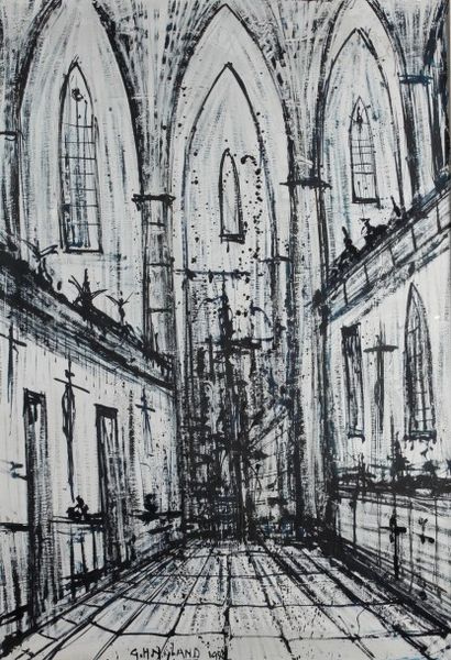 Gérard H. NYLAND (XXe siècle)

Cathédrale
Encre...