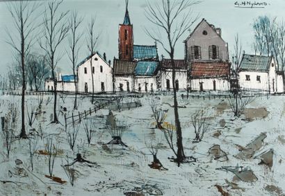 Gérard H. NYLAND (XXe siècle)

Village
Huile...