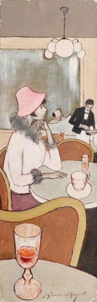 SIMON-AUGUSTE (1909-1987)

Jeune femme au...