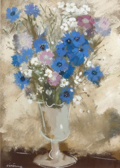 JEROME (né en 1946)

Le bouquet
Gouache,...