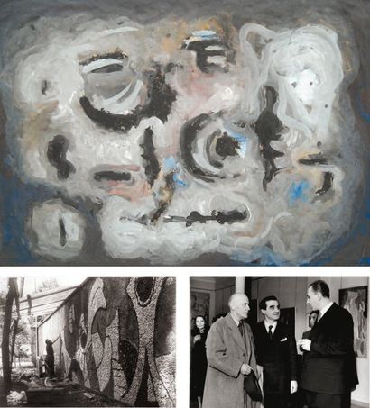 Gino GREGORI (1906 -1973)
Sans titre Gouache...