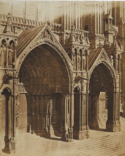 BISSON FRÈRES
Cathédrale de Chartres, porche...