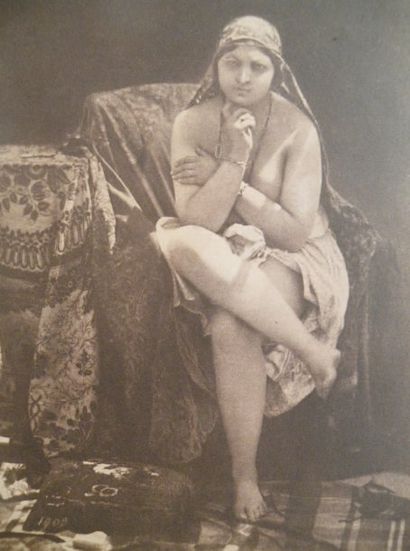 Julien VALLOU de VILLENEUVE (1795-1866)
Odalisque,...