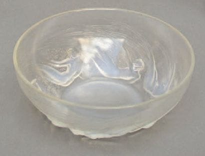 René LALIQUE (1860-1945)
Coupe Ondines. Epreuve...