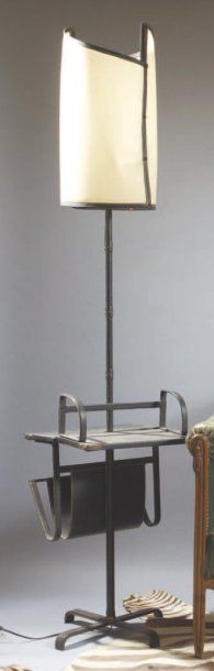 Jacques ADNET (1900-1984)
LAMPADAIRE de parquet...